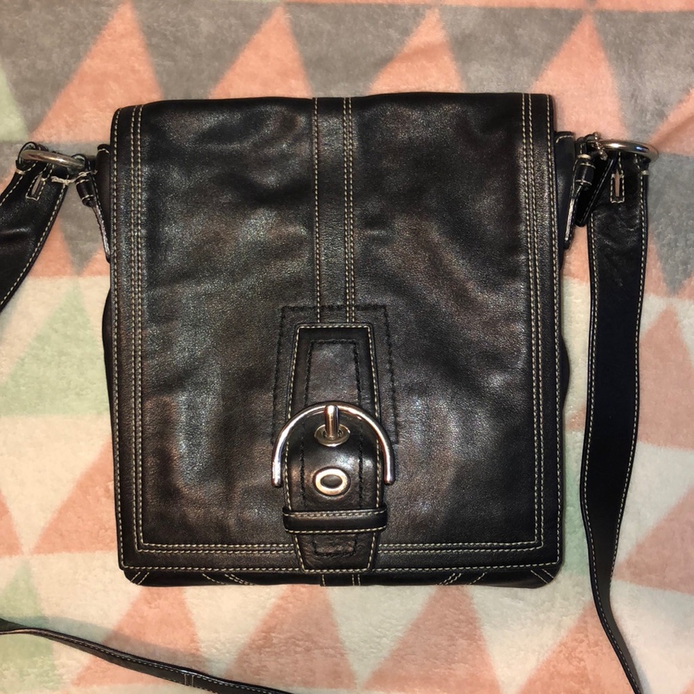 Black Coach Purse, Wallet, Coin Purse, & Dust Bag